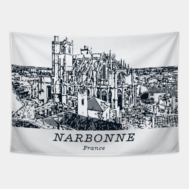 Narbonne - France Tapestry by Lakeric