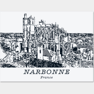 Narbonne - France Posters and Art