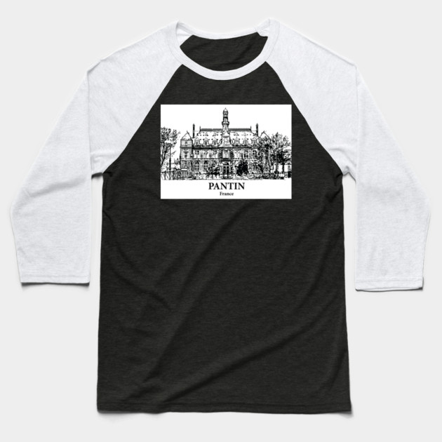 Pantin - France Baseball T-Shirt by Lakeric