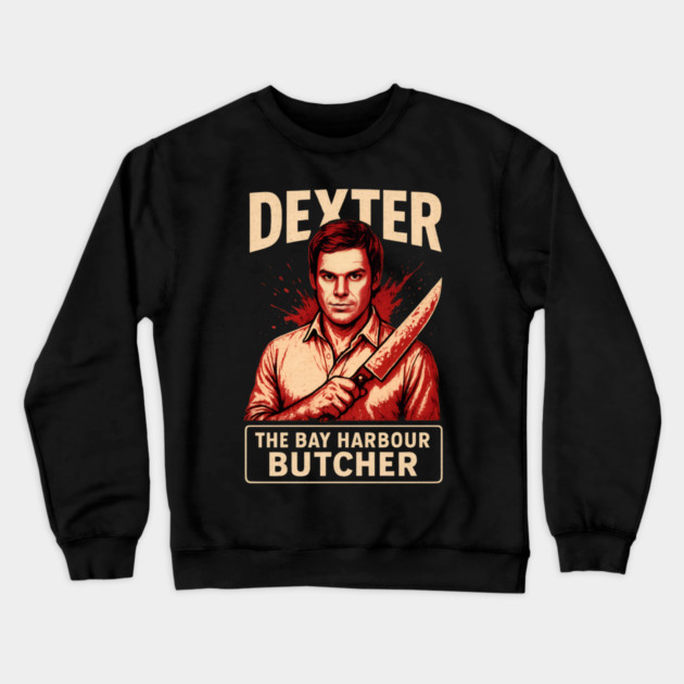 Dexter - The Bay Harbour Butcher Crewneck Sweatshirt by Demian Stipatio