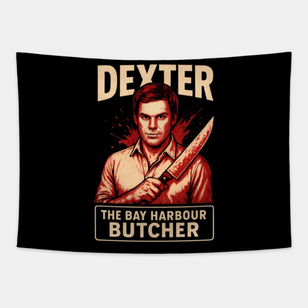 Dexter - The Bay Harbour Butcher Tapestry by Demian Stipatio