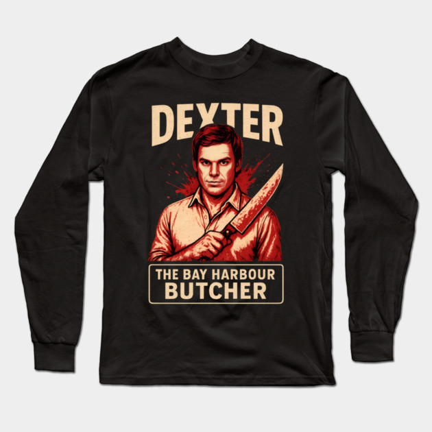 Dexter - The Bay Harbour Butcher Long Sleeve T-Shirt by Demian Stipatio