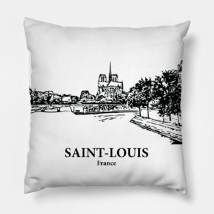 Saint-Louis - France Pillow