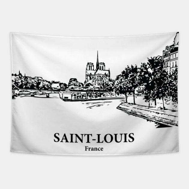 Saint-Louis - France Tapestry by Lakeric