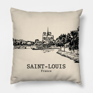 Saint-Louis - France Pillow