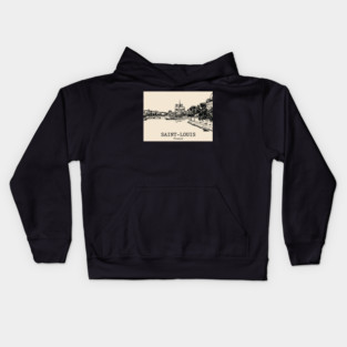Saint-Louis - France Kids Hoodie