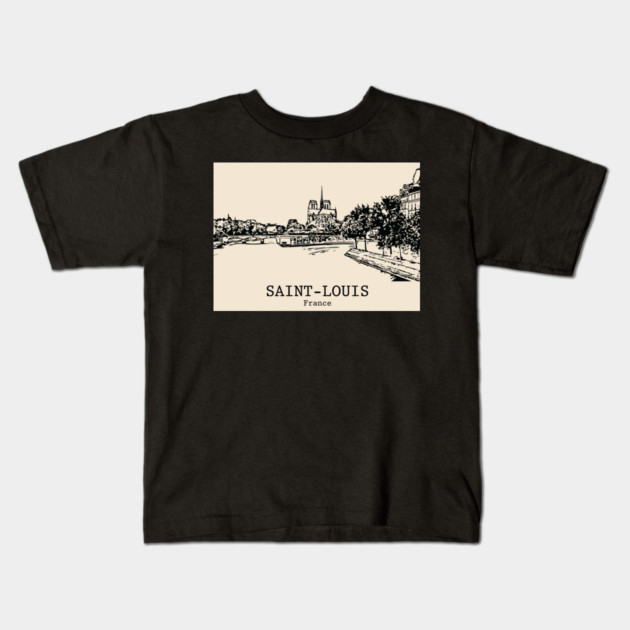 Saint-Louis - France Kids T-Shirt by Lakeric