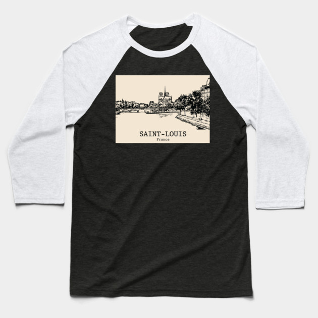 Saint-Louis - France Baseball T-Shirt by Lakeric