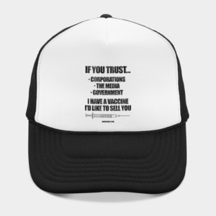 I Have a Vaccine I'd Like to Sell You - light Hat