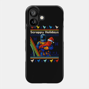 Arc Raiders Rooster scrappy holidays Merry Christmas Phone Case