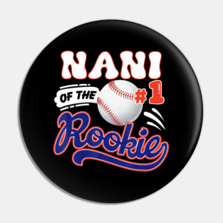 Nani Rookie Of Year 1st Baseball Theme Pin
