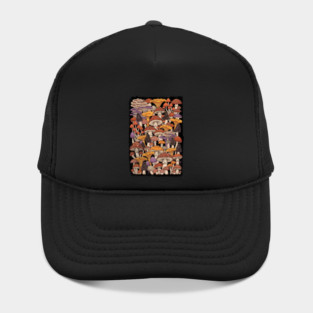 Magic Is Real Enchanted Mushroom Illustration Hat