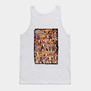 Magic Is Real Enchanted Mushroom Illustration Tank Top