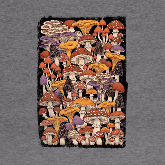 Magic Is Real Enchanted Mushroom Illustration by Designed By Marty