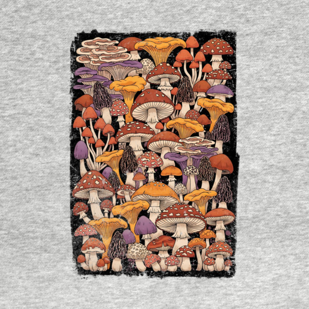 Magic Is Real Enchanted Mushroom Illustration by Designed By Marty