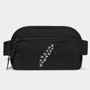 Migrating Origami Birds Minimalist Art Bag