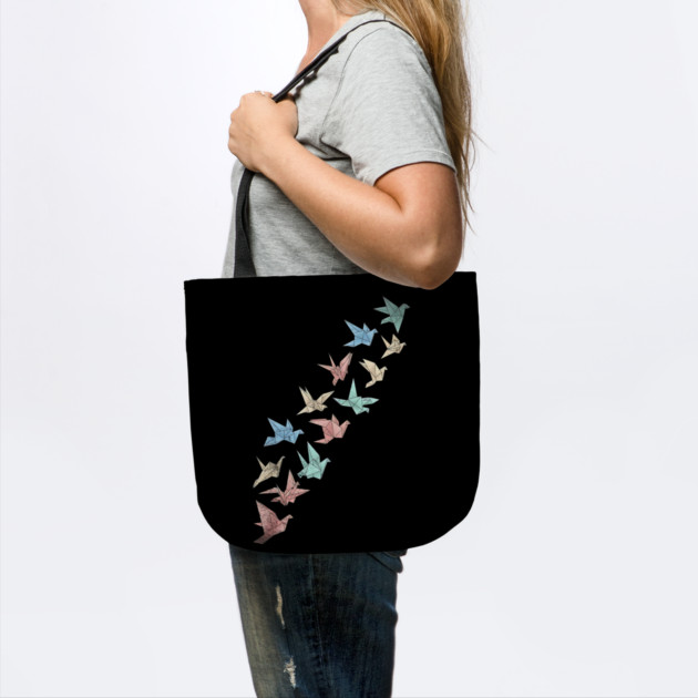 Migrating Origami Birds Minimalist Art by Designed By Marty