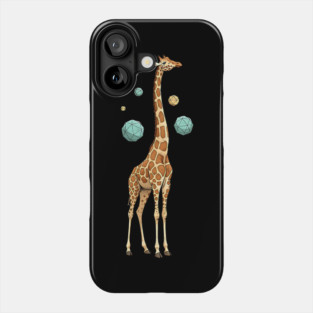 Cosmic Giraffe Geometric Fantasy Art Phone Case