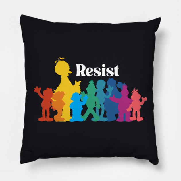 Resistance On The Street Pillow by Charles's Store 8