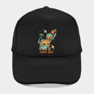 Space is Paws-ible Astronaut Dog Art Hat