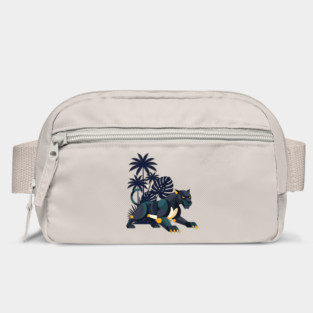 Geometric Bauhaus Panther Jungle Art Bag