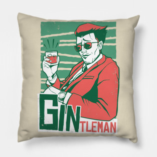 Gin Gentleman Pillow