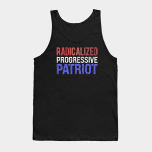 Radicalized Progressive Patriot RW&B Tank Top