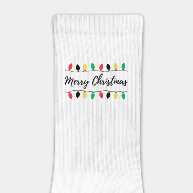 Christmas Lights Strung in Funny Rhythm by Creatifly Graphic Tees