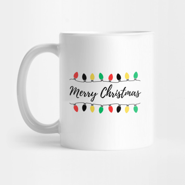 Christmas Lights Strung in Funny Rhythm by Creatifly Graphic Tees