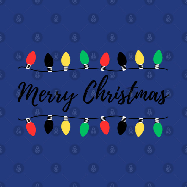 Christmas Lights Strung in Funny Rhythm by Creatifly Graphic Tees