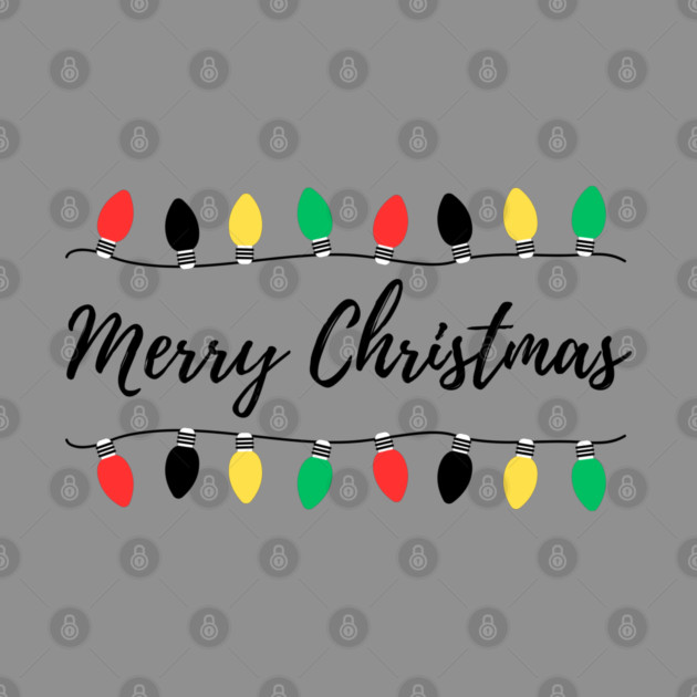 Christmas Lights Strung in Funny Rhythm by Creatifly Graphic Tees