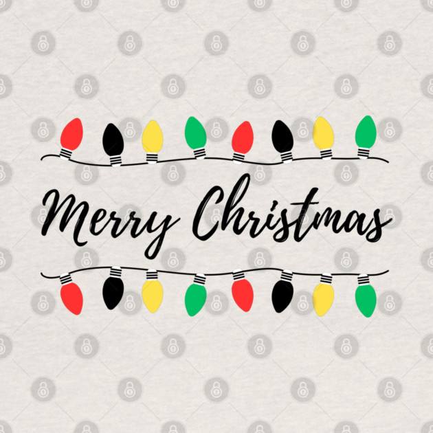 Christmas Lights Strung in Funny Rhythm by Creatifly Graphic Tees