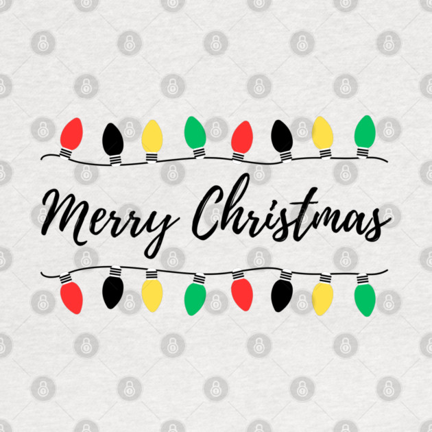 Christmas Lights Strung in Funny Rhythm by Creatifly Graphic Tees