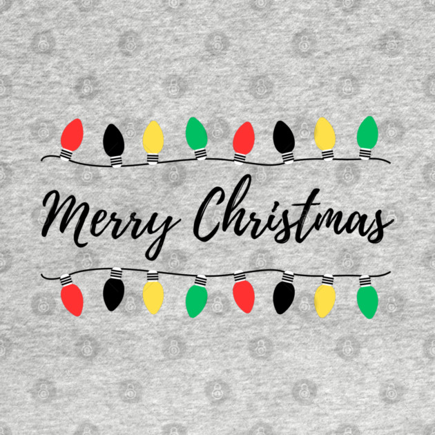 Christmas Lights Strung in Funny Rhythm by Creatifly Graphic Tees