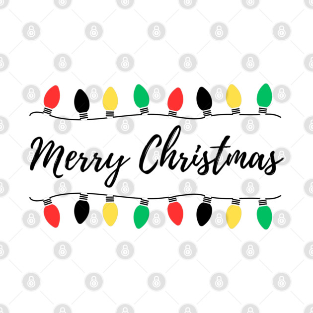 Christmas Lights Strung in Funny Rhythm by Creatifly Graphic Tees