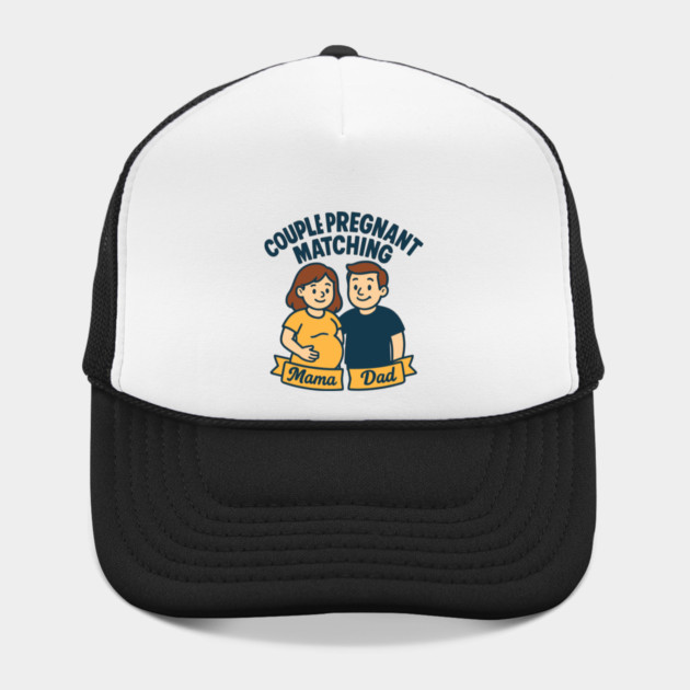 Funny Pregnancy Announcement Mom Dad Mama Maternity Saying Couple Pregnant Matching by Customer's Store 1