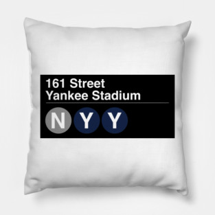 Yankee Stadium - NYC Subway Pillow