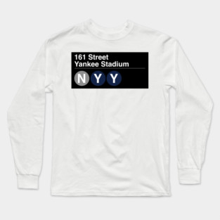 Yankee Stadium - NYC Subway Long Sleeve T-Shirt