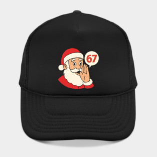 Santa Whispering 67 with a Cheery Smile Hat