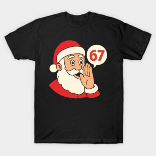 Santa Whispering 67 with a Cheery Smile T-Shirt