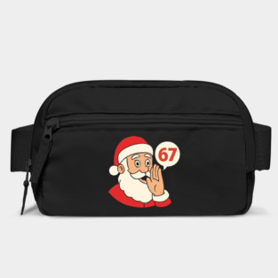 Santa Whispering 67 with a Cheery Smile Bag