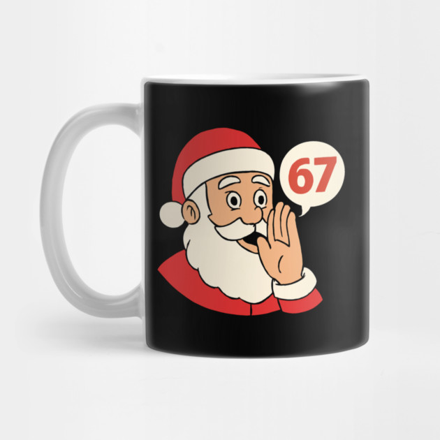 Santa Whispering 67 with a Cheery Smile by Creatifly Graphic Tees