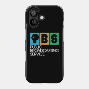 Vintage PBS Logo - Retro Public Broadcasting Service - 70s 80s Nostalgia Phone Case