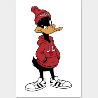 Daffy Duck Chicago Bulls Posters and Art