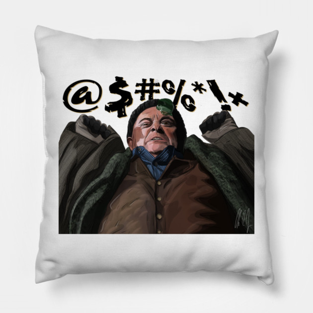 Home Alone 2: Harry Cussing Pillow by 51Deesigns