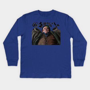 Home Alone 2: Harry Cussing Kids Long Sleeve T-Shirt