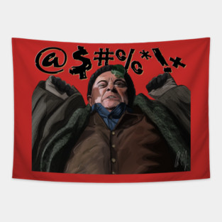 Home Alone 2: Harry Cussing Tapestry