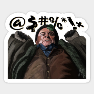 Home Alone 2: Harry Cussing Sticker