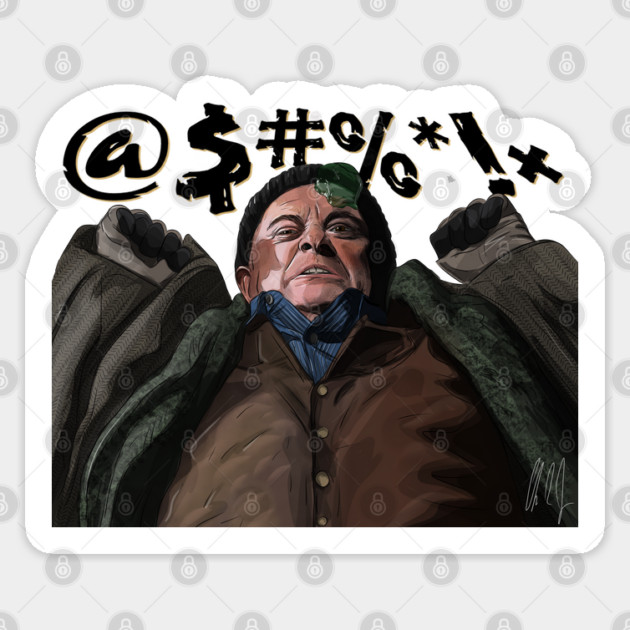 Home Alone 2: Harry Cussing Sticker by 51Deesigns