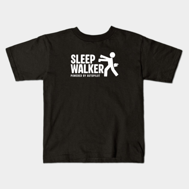 SLEEP WALKER Kids T-Shirt by artslaves